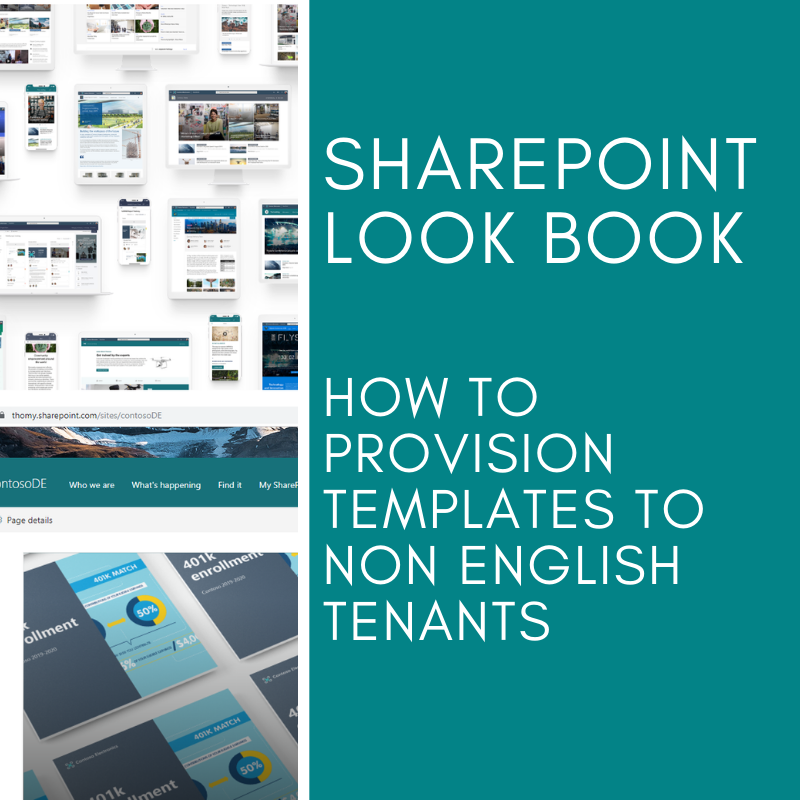 SharePoint look book: how to provision templates to non-English tenants